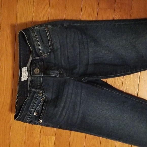 Aeropostale Aero Bayla Skinny Women's 1/2 Regular Dark Low Rise Stretch Jeans - Picture 2 of 7